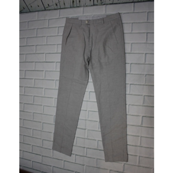 Zara Man Slim Fit Gray Chino Pants 